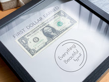Load image into Gallery viewer, First Dollar Earned Frame New Business Owner Gift