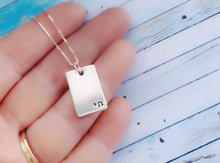 Load image into Gallery viewer, Chai Sterling Silver Hebrew Necklace - Everything Beautiful Jewelry