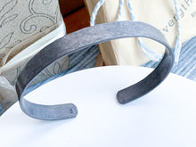 Load image into Gallery viewer, Oxidized Sterling Silver Hebrew Bracelet