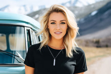 Load image into Gallery viewer, This Too Shall Pass Hebrew Necklace