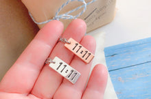 Load image into Gallery viewer, 11:11 Make a wish necklace - Metal Choice
