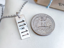 Load image into Gallery viewer, 11:11 Make a wish necklace - Metal Choice