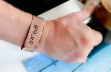 Load image into Gallery viewer, Numbers 6 Large Copper Hebrew Blessing Bracelet