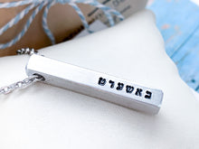 Load image into Gallery viewer, Bashert, Destiny, Bar Necklace