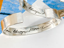 Load image into Gallery viewer, Memorial Jewelry, Actual Handwriting Bracelet