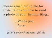 Load image into Gallery viewer, Memorial Jewelry, Actual Handwriting Bracelet