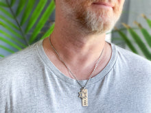 Load image into Gallery viewer, Star of David Necklace, Sterling silver Name Pendant