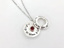 Load image into Gallery viewer, Personalized Sterling Silver Locket, Hebrew Name Necklace - Everything Beautiful Jewelry