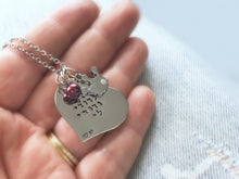 Load image into Gallery viewer, I am my beloved's Necklace, Heart , Ani L'Dodi v'Dodi Li - Everything Beautiful Jewelry
