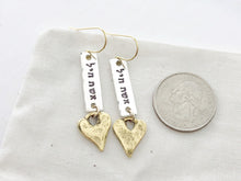Load image into Gallery viewer, Eshet Chayil Earrings, Hebrew Earrings, Woman of Valor - Everything Beautiful Jewelry