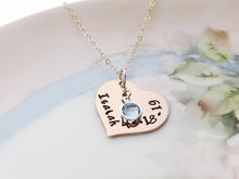 Load image into Gallery viewer, Scripture Necklace, 14K Rose Gold filled, Bible Verse - Everything Beautiful Jewelry