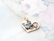 Load image into Gallery viewer, Scripture Necklace, 14K Rose Gold filled, Bible Verse - Everything Beautiful Jewelry