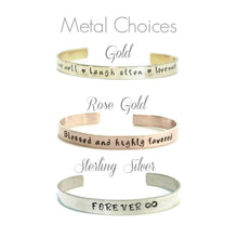 Load image into Gallery viewer, Nothing without Cuff Bracelet, Ani Kloom Biladeihem - Everything Beautiful Jewelry