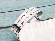 Load image into Gallery viewer, Sterling Silver Blessing Bracelet - Numbers 6 - Everything Beautiful Jewelry