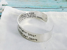 Load image into Gallery viewer, Sterling Silver Blessing Bracelet - Numbers 6 - Everything Beautiful Jewelry