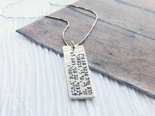 Load image into Gallery viewer, Rabbi Hillel Hebrew Quote Sterling Silver Necklace - Everything Beautiful Jewelry