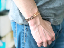 Load image into Gallery viewer, Psalm 119 Hieroglyph Paleo Hebrew Cuff Bracelet - Everything Beautiful Jewelry