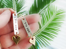 Load image into Gallery viewer, Silver and gold Eshet Chayil Earrings, Woman of Valor Jewelry - Everything Beautiful Jewelry