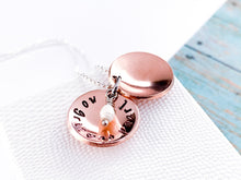 Load image into Gallery viewer, No Grit No Pearl, Copper Locket Necklace - Everything Beautiful Jewelry