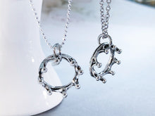 Load image into Gallery viewer, Silver Crown Necklace - Everything Beautiful Jewelry