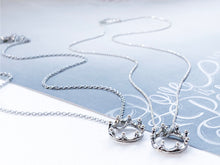 Load image into Gallery viewer, Silver Crown Necklace - Everything Beautiful Jewelry