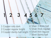 Load image into Gallery viewer, Strong Joshua 1 9 Necklace, Men's Hebrew - Everything Beautiful Jewelry