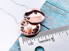 Load image into Gallery viewer, No Grit No Pearl, Copper Locket Necklace - Everything Beautiful Jewelry