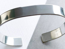 Load image into Gallery viewer, Men&#39;s Stainless Steel 3/8 Inch Minimalist Cuff Bracelet - Everything Beautiful Jewelry
