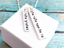 Load image into Gallery viewer, Ruth 1 16 Sterling Hebrew Necklace, for Men and Women - Everything Beautiful Jewelry