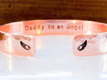 Load image into Gallery viewer, Memorial Jewelry for Men, Miscarriage Loss Bracelet, Daddy to an Angel - Everything Beautiful Jewelry