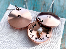 Load image into Gallery viewer, No Grit No Pearl, Copper Locket Necklace - Everything Beautiful Jewelry