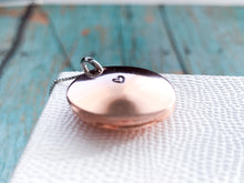 Load image into Gallery viewer, Personalized Hebrew Name Locket Copper Necklace - Everything Beautiful Jewelry