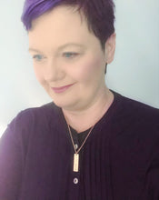 Load image into Gallery viewer, Joshua 1 9 Necklace Strong Chazaq Hebrew Copper Necklace - Everything Beautiful Jewelry