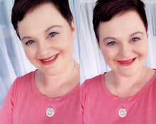 Load image into Gallery viewer, Daughter of the King Necklace With Crown Charm and Metal Choice - Everything Beautiful Jewelry