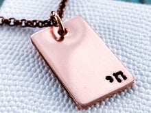 Load image into Gallery viewer, Copper Chai Hebrew Necklace - Everything Beautiful Jewelry