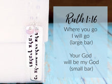 Load image into Gallery viewer, Ruth 1 16 Sterling Hebrew Necklace, for Men and Women - Everything Beautiful Jewelry