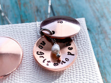 Load image into Gallery viewer, No Grit No Pearl, Copper Locket Necklace - Everything Beautiful Jewelry