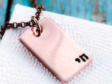 Load image into Gallery viewer, Copper Chai Hebrew Necklace - Everything Beautiful Jewelry
