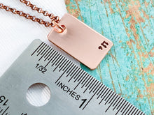 Load image into Gallery viewer, Copper Chai Hebrew Necklace - Everything Beautiful Jewelry