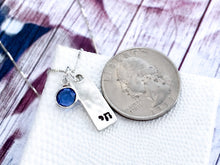 Load image into Gallery viewer, Tiny Chai Sterling Silver Hebrew Necklace - Everything Beautiful Jewelry