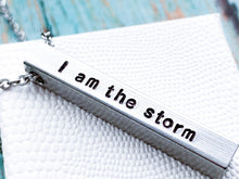 Load image into Gallery viewer, I Am the Storm Necklace, Strength Necklace - Everything Beautiful Jewelry