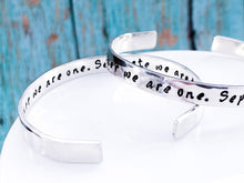 Load image into Gallery viewer, Personalized Sterling Silver Cuff Bracelet, Romantic Gift for her - Everything Beautiful Jewelry
