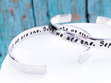 Load image into Gallery viewer, Personalized Sterling Silver Cuff Bracelet, Romantic Gift for her - Everything Beautiful Jewelry
