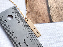 Load image into Gallery viewer, Men's or Women's Gold Necklace, Initial Custom Name Necklace - Everything Beautiful Jewelry