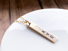 Load image into Gallery viewer, Men's or Women's Gold Necklace, Initial Custom Name Necklace - Everything Beautiful Jewelry