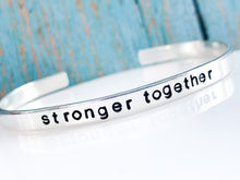 Load image into Gallery viewer, Stronger Together, Cuff Bracelet, Better together - Everything Beautiful Jewelry