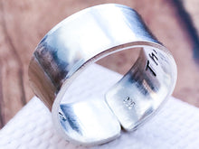 Load image into Gallery viewer, This Too Shall Pass Ring, Thick Sterling Band, for Men or Women - Everything Beautiful Jewelry