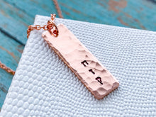 Load image into Gallery viewer, Strong Joshua 1 9 Necklace, Men's Hebrew - Everything Beautiful Jewelry