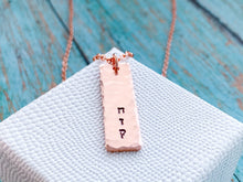 Load image into Gallery viewer, Strong Joshua 1 9 Necklace, Men's Hebrew - Everything Beautiful Jewelry