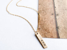 Load image into Gallery viewer, Men's or Women's Gold Necklace, Initial Custom Name Necklace - Everything Beautiful Jewelry